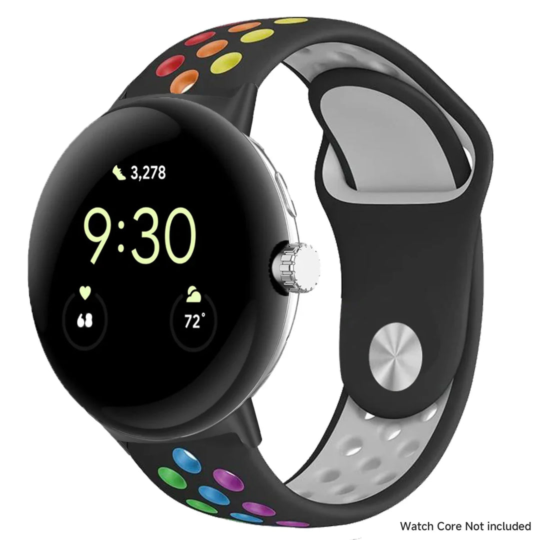 For Google Pixel 1-4 41/45mm Silicone Band - Breathable
