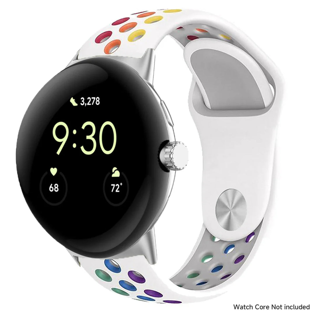 For Google Pixel 1-4 41/45mm Silicone Band - Breathable