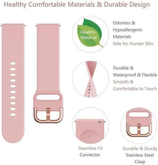 Google Pixel 1-4 41mm 45mm Silicone Strap - Soft Waterproof