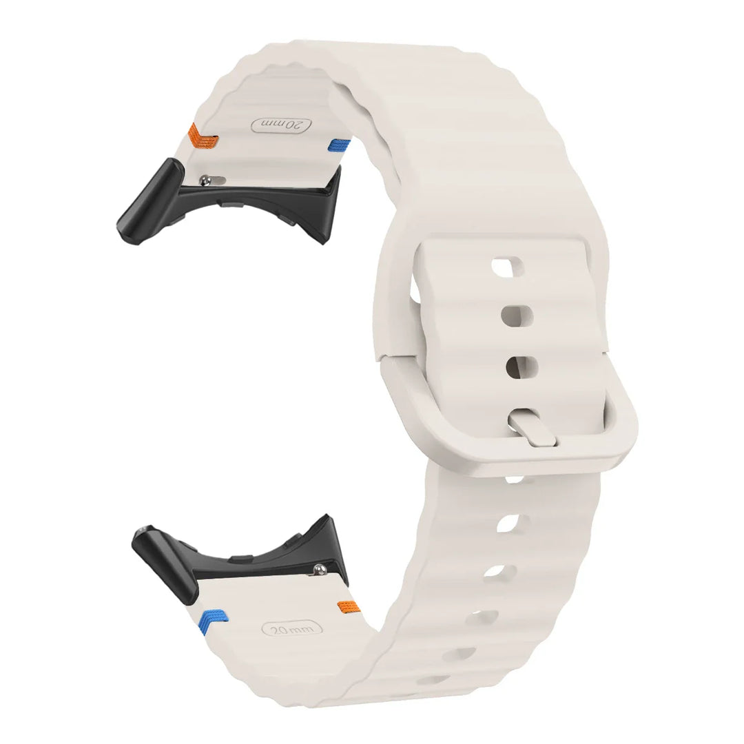 Google Pixel Watch 1 2 3 4 41mm 45mm Silicone Band-Soft