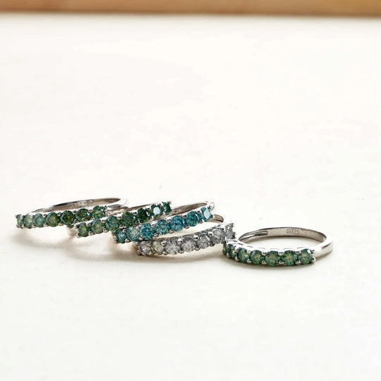 4.5ct Moissanite 925 Sterling Silver Bridal Jewelry Set Ring Necklace Earrings