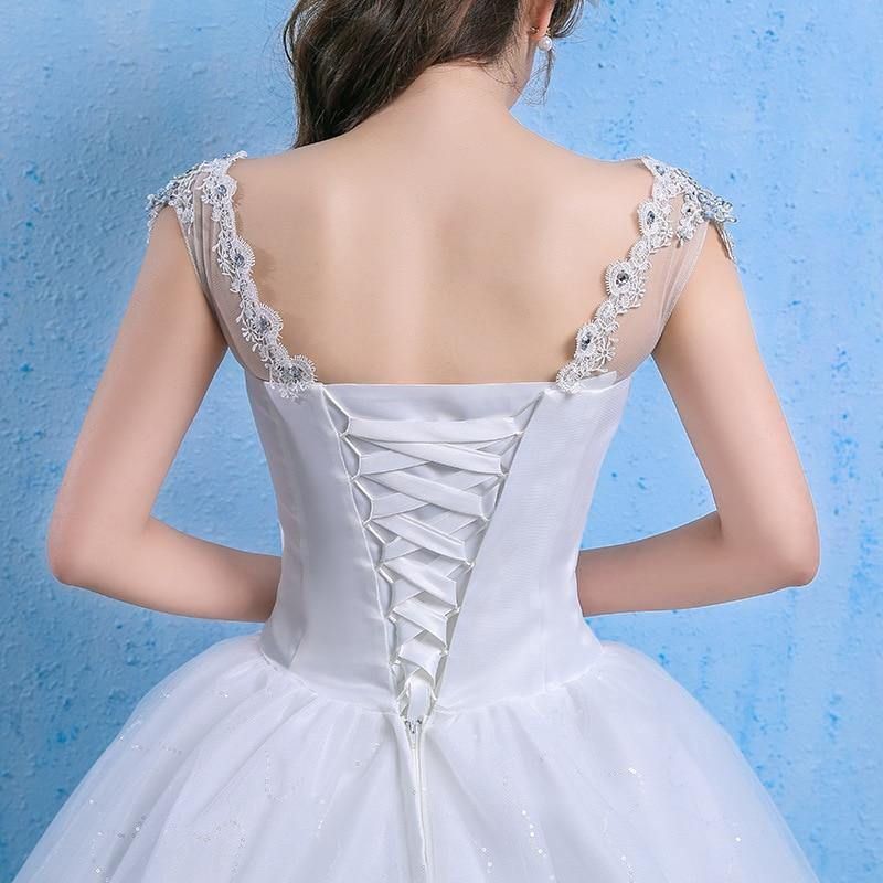 Luxury Wedding Dress Elegant Appliques Gown