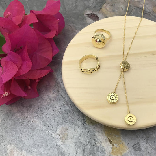 Recycled Brass Leaf Ring - Handcast Cambodian Bombshell Jewelry, Adjustable